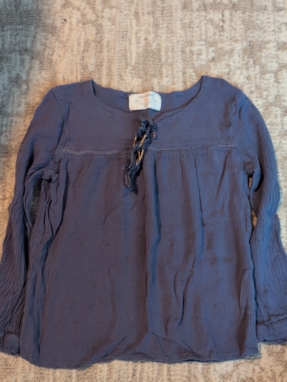 Girls Young Dimension 5/6 Years Peasant Top